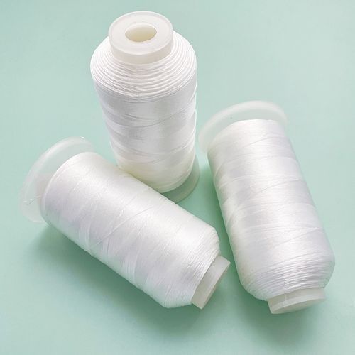 white sewing thread